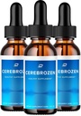 Cerebrozen Tinitus Ušesne kapljice - Cerebrozen 24, Cerebrozen Tekoče kapljice, Cerebrozen Reviews, Cerebrozen Kapljice za lajšanje ušes (3 paket - 180 ML)