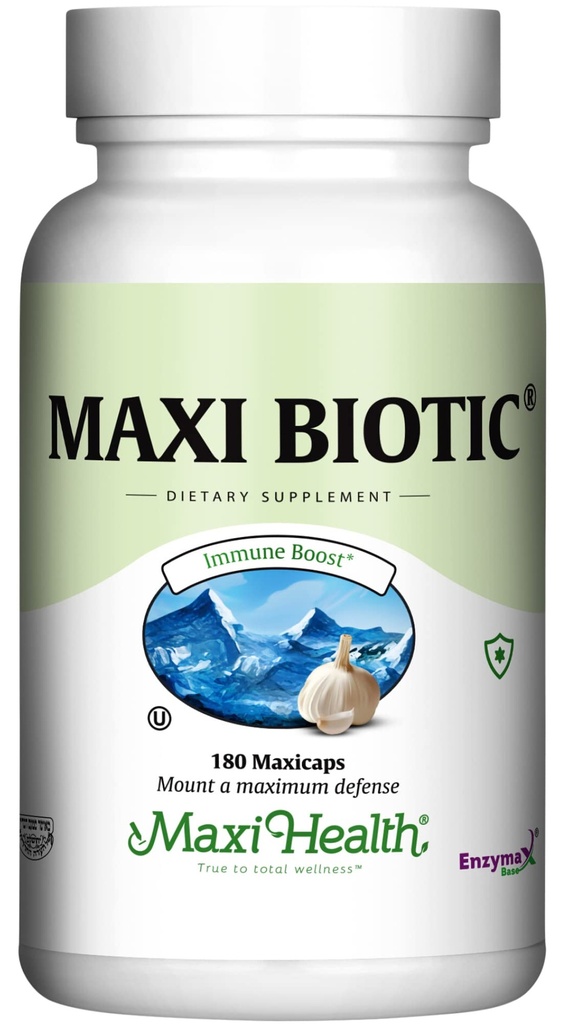 Maxi Health - Maxi Biotic stara česen Extract kapsule (180 Count) 