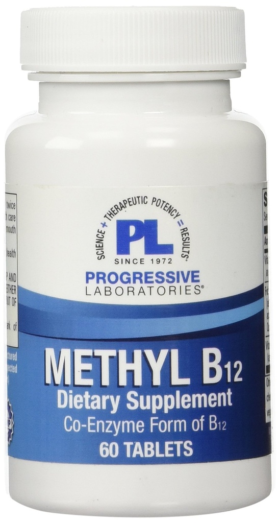 Progressive Labs Metil B12 Dodatek, 60 Count