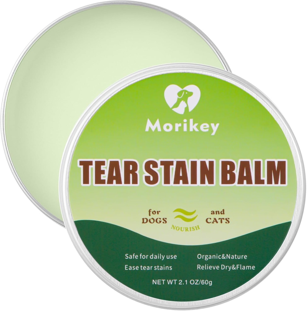 Maščoba za hišne ljubljenčke Odstrani balzam,2.1oz 100% Organski in naravni zasadi balzam Soother & Vlažilni za oči za pse in mačke, Relief Eye area Dry, Tear Stain, Gentle in ne-draženje