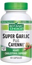 Botanična izbira Super česen Plus Cayenne, 60 kapsul