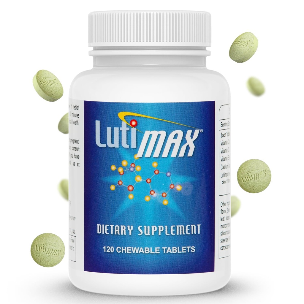 Lutimax Luteolin Complex w/Rutin - Imunska podpora Možganski dodatki - Bioflavonoidi w/Vitamin C, D & E za skupne, mišice, & Dietary vprašanja - Antioksidanti Dopolnilo w/Immune Podpora - 120 tablet