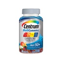 Centrum MultiGummies Gummy Multivitaminski za ženske 50 Plus, z vitaminom D3, B6 in B12, Multivitaminski / multimineralni dodatek - 90 Count