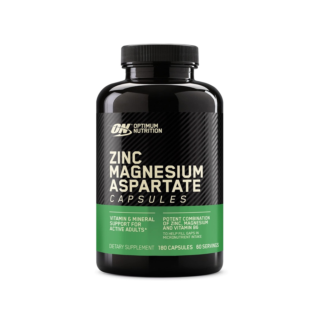 Optimum Nutrition Muscle Recovery in vzdržljivost dodatek za moške in ženske, cink in magnezij dodatek, 180 Count
