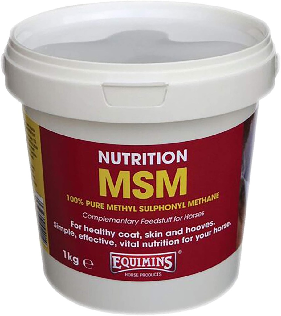 MSM (metilsulfonil metan), equimini, konjska prehrana, sklepi in zvok, 1,0 kg