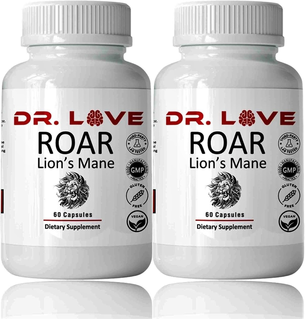 DR ljubi rjovenje Lions Mane dodatek, 60 kapsul (2)