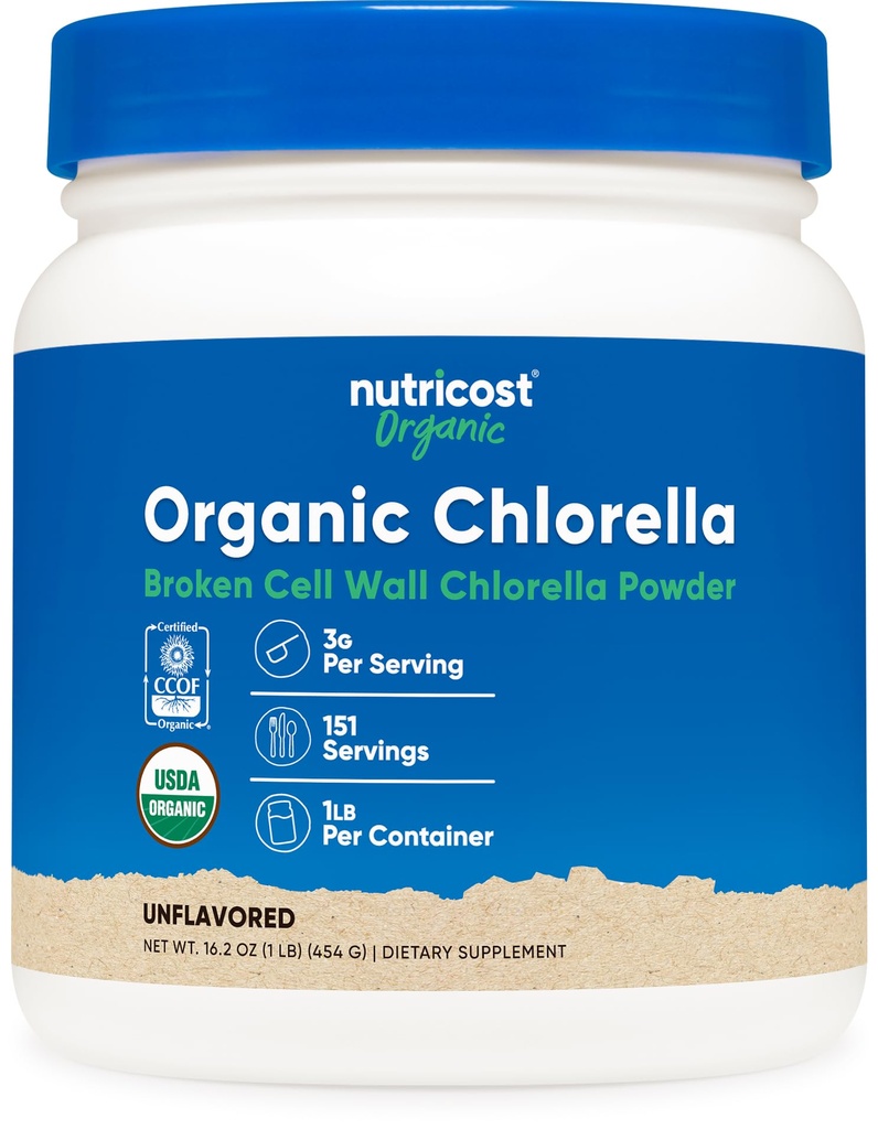 Nutricost organski klorid prašek 16oz (1LB) - 3g na postrežbo