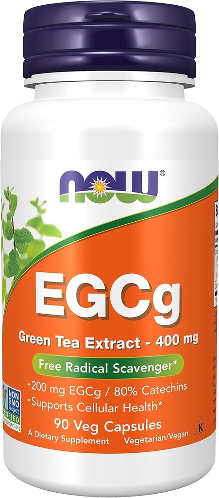 Zdaj dopolnila, EGCg izvleček zelenega čaja 400 mg, Free Radical Scavenger*, 90 Veg kapsule