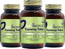 SUNBIOTICS Tummy Tabs - žvečljive probiotične in prebiotične tablete z 18 milijardami CFU-jev 4 probiotskih sevi za dobro gut Floro, imunski sistem, & uravnotežen mikrobiom - Vanilla, (Pack of 3)
