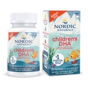Nordic Naturals Children's DHA, Jagoda - 120 Mini žvečljivi mehki geli za otroke - 250 mg Omega-3 z EPA & DHA - Razvoj možganov in funkcija - Non-GMO - 30 Servings