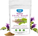 One Planet Nutrition Nano Holy Basil Powder 8 oz (227 Služabniki), Tulsi, Nano za izboljšano absorpcijo, Podpira Stress Relief in imunske podpore, Non-GMO, Vegan, Gluten Free