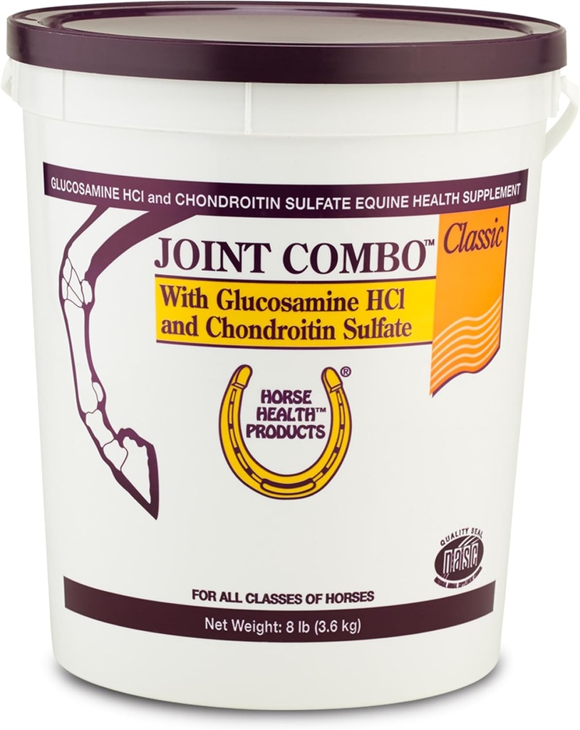 Horse Health Joint Combo Classic, Nepremagljiv skupni kombinirani dodatek za konje, Cimet Apple 8 funtov