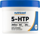 Nutricost 5-HTP prašek 25 gramov (300 mg na obrok) - brez glutena in ne-GMO, čisto 5-htp