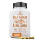 Prednikov dopolnila Wild ujete ribe jajca, 2400mg, Omega-3 dodatek podpira možgane, srce, plodnost in vnetje zdravje, celoten vir hrane vitamina D, K2 in A, Non-GMO, 180 Kapsule