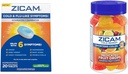 Zicam Cold & Flu 20 Tablete Sadne kapljice 25 Število hladno skrajšanje homeopatsko cink zdravil