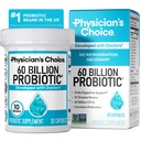 Probiotiki za izbiro zdravnika 60 milijard CFU - 10 sevov + organski prebiotiki - Imunsko, prebavne in črevesno zdravje - podpira občasno zaprtje, driska, plin in napenjanje - za ženske in moške - 30ct
