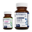 Metagenike Vitamin D3 10.000 + K (60 kapsul) in UltraFlora Popolni ženski probiotik (30 kapsul) - Imunska, podpora za zdravje kosti in srca - Aids Prebavno zdravje