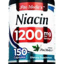 Lab - niacin - vitamin b3-1200 mg na serviranje, 150 kapsul - vitamin b3 niacin - ultra visoka absorpcija.