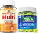 Moški multivitamini Gumiji in ženske multivitaminski gumiji