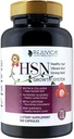 Koža in nohti za lase Vitamini - HSN sistem - Podpira zdrave lase, kože in nohti - Napredno Inkapsulirana Remedy - Oblikovan z Oligonol, Biotin, Collagen, MSM, Hyaluronic Acid & More