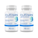 L-metilfolat dodatek (1mg) - Profesionalna moč z optimiziranim bioaktivnim metilfolatom - 5 MTHF - brez glutena, brez soje, GMP - 180 vegetarijanskih nearomatskih kapsul