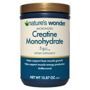 Nature's Wonder Micronized Creatine Monohydrate Powder, 90 Servings