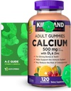 Calcium Gummies 500 mg z D3 & cink, 120 Gummies z ekskluzivnim boljšim Ligth&Spring Guide