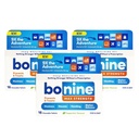 Bonin MAX Žvečljiv za gibanje Bolečina Relief - z Meclizine HCL 50mg - Max jakost Formula za zdravljenje slabosti ali gibanja Bolezen - Cruise Essentials - Peppermint - 16 Žvečljive tablete, 3 pakiranje