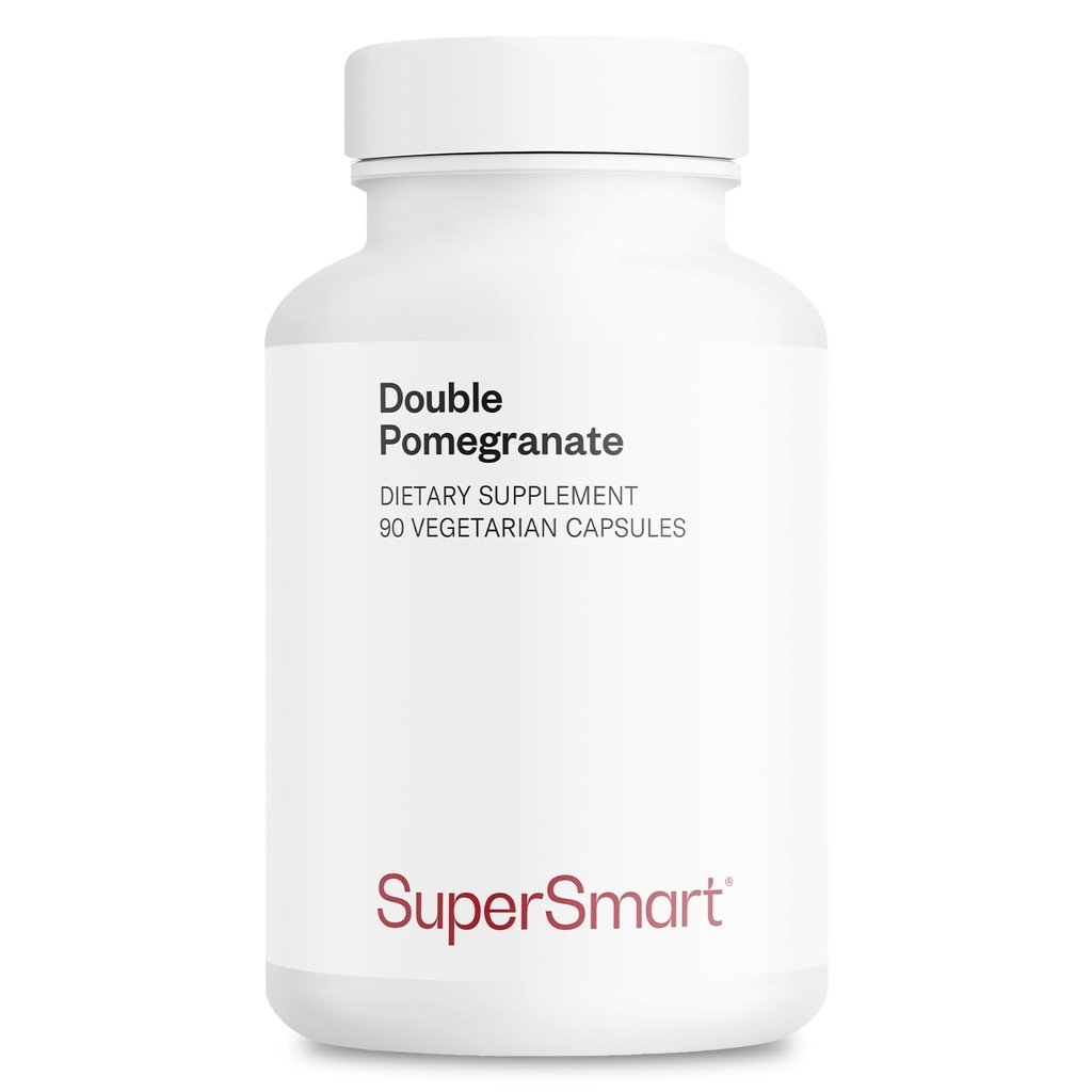 Superpametni - Double Granate (Visoka moč) - 90% Ellagična kislina & 40% Punicalagins - izvleček Granate - Napredni antioksidant 