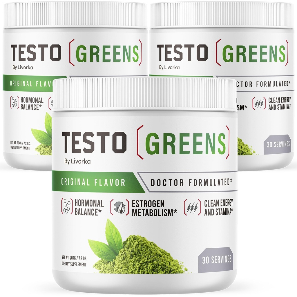 (3 Pack) Testo Greens Powder - Testo Greens, TestoGreens Powder, TestoGreens, TestoGreens Napredna Formula, Testo Greens Vsa naravna Formula, TestoGreens Powder Reviews, 90 Serving za 3 mesece