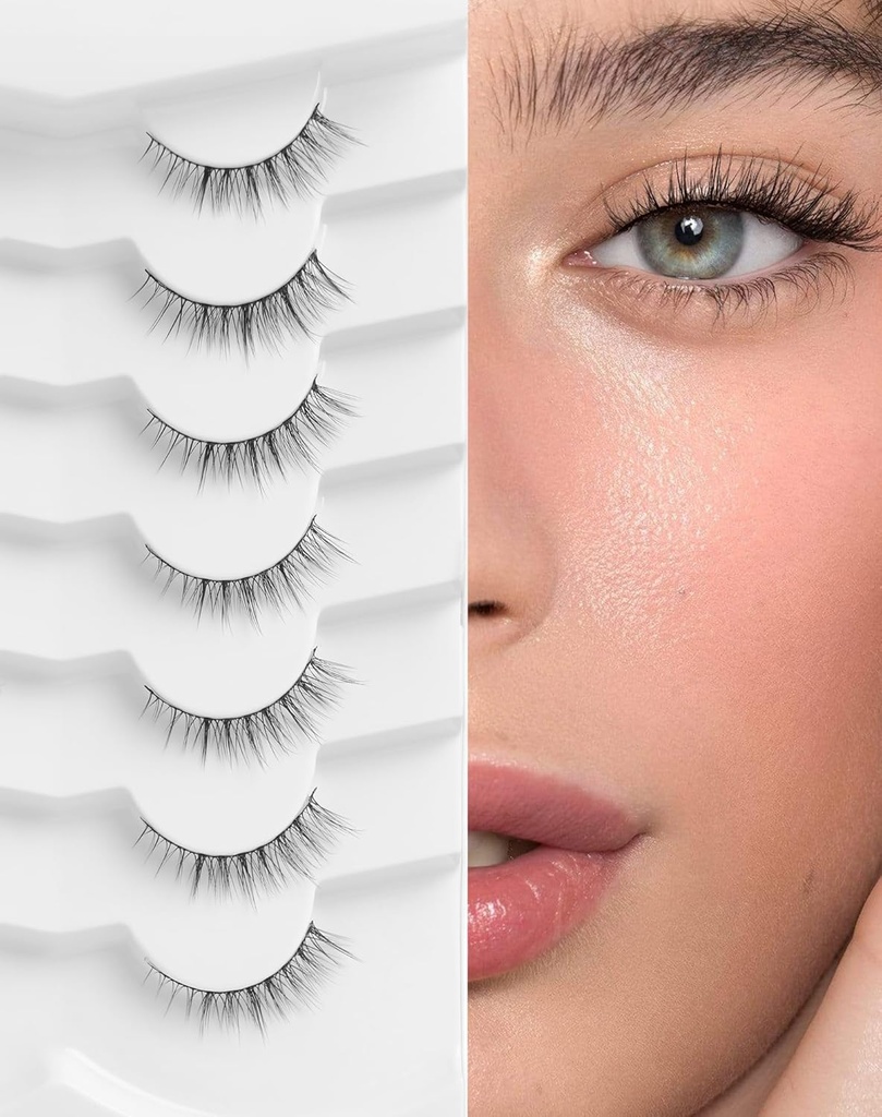 Naravne trepalnice Naravne trepalnice Kratke trepalnice Naravne trepalnice Lažne trepalnice Wippy oči Lashes 10mm Majhne lasulje Lažne lasulje K50