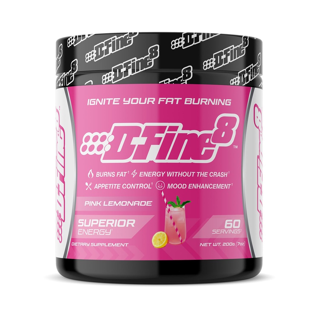 Termogenska energija pred treningom Powder & Shredding dodatek, Boost Energy Mood & Focus, Sugar Free, Vsebuje senactiv, vzdržljivost, 300mg kofein, N-acetil-L-tirozin (Pink limonada)
