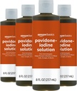 Osnove Antiseptična prva pomoč, 10% raztopina povidon joda, 8 Fl Oz, pakiranje po 4