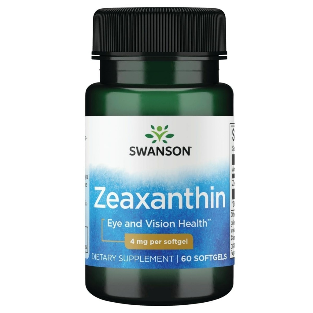 Swanson Zeaksantin 4 Milligrams 60 Sgels