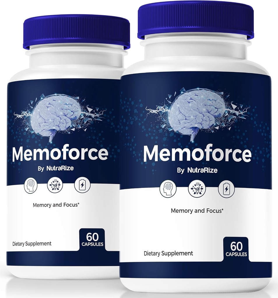 (2 paket) Memo Sile tablete, Odklenite svoj polni potencial z Memo Sile Kapsule - podpira pomnilnik, Fokus & Koncentracija, Za uravnoteženo zdravje in funkcijo, Uradni Memo Sile Reviews (120 kapsul)