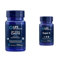 Life Extension Super Ubiquinol CoQ10 z izboljšano mitohondrijsko podporo & Super K, Vitamin K1, Vitamin K2 mk-7, Vitamin K2 mk-4