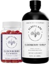 Elderlane Elderberry Syrup in Elderberry Gummies - Nekdanje RD Naturals - Imunska podpora dodatek za odrasle in otroke - 16.9 Oz Syrup in 60ct Gummies