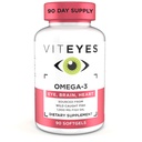 Viteyes Omega-3 Vision Health Supplement, EPA & DHA Bogata prehrana dodatek, 90 Softgels
