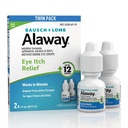 Alaway Antihistaminske kapljice za oči srbeče oči, hitro delovanje, do 12-urne očesne srbeče, klinično preizkušen recept-močna Formula, 0.34 Fl Oz (Pack z 2)