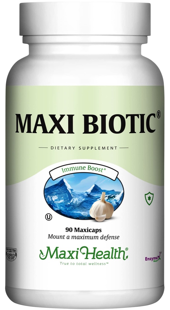 Maxi Health - Maxi Biotic Aged Česen Extract kapsule (90 Count) 