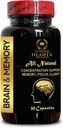 Brain Memory Support - Kognitivne funkcije, Brain Booster dodatek za fokus, Spomin, Jasnost, Energija, Koncentracija za mentalno jasnost, Kognitivne izboljšanje - 1 steklenica 30 kapsul
