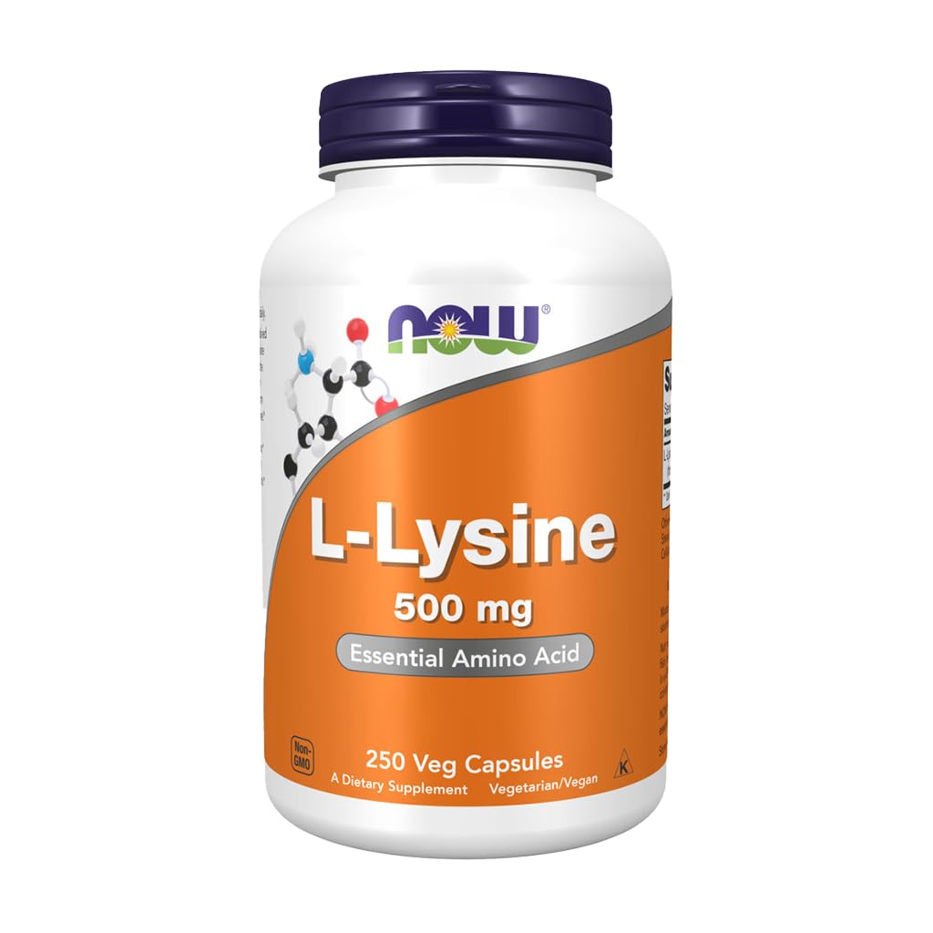 Now Foods L-Lysine 500 miligramov, 250 tablet