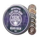 Viking Revolution Clary Sage Beard Balm - Bradato maslo z arganovim oljem, Beard Softener za moške z Jojoba olje - Brada Moisturizer za moške z Beeswax - Brada Vosek za moške (2oz, 1 Pack)
