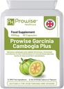 Garcinia Cambogia 1000mg 60 Kapsule - UK Proizvedeno  Standardi Prowise zdravstvenega varstva - primeren za vegetarijance in Vegane