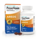 PreserVision AREDS Eye Vitamini, #1 Eye Doctor Priporočeno Blagovna znamka, Multivitamin z lutein, Vitamini C & E, cink, in bakrene dodatke, 120 Softgels