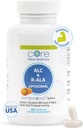 Core Med Science Lipoal ALC & R-ALA dopolnilne kapsule - Acetil-L-karnitin (900mg) & R-Alpha lipoična kislina (75mg) - spodbuja energijo in fokus - podpira miselno funkcijo in spomin kognicijo (90 števk)