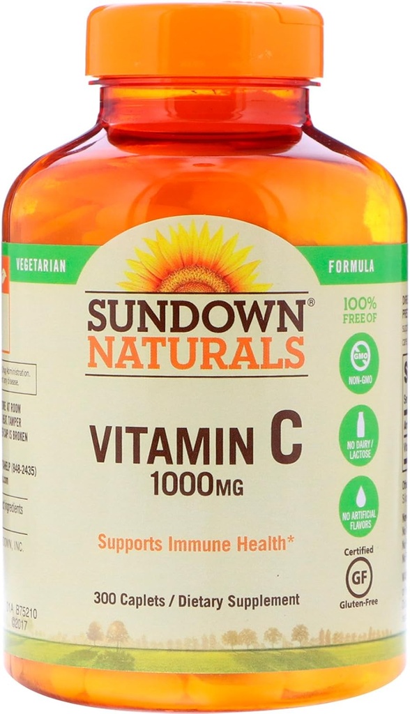 Vitamin C, 1000 Mg, visoka jakost, 300 Številčne steklenice