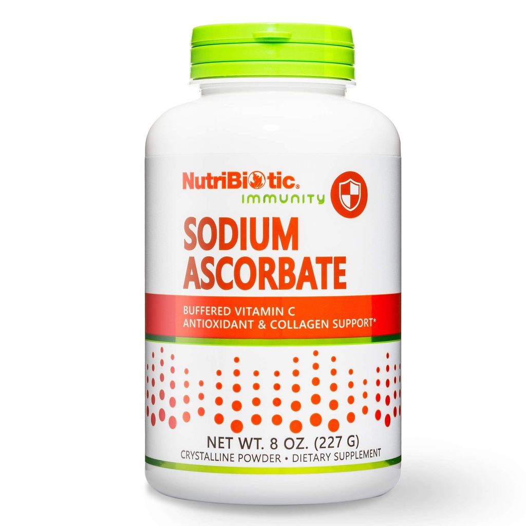 NutriBiotic - natrijev askorbat pufer vitamin C v prahu, 8 Oz 