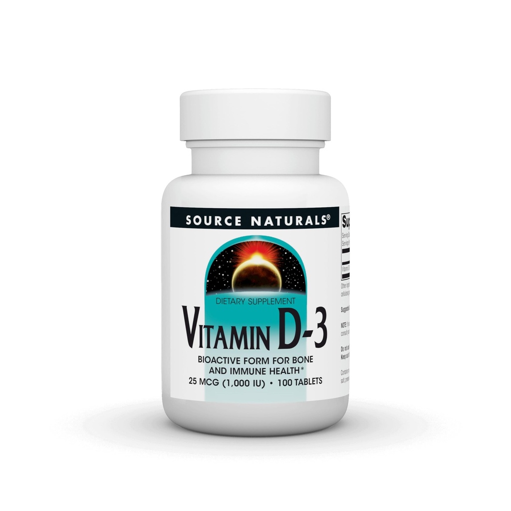 Vir Naturals Vitamin D-3 1000 iu Podpira zdravje kosti in imunskega sistema* - 100 tablet