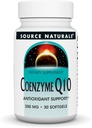 Source Naturals Koencim Q10 Antioksidant Podpora 200 mg za srce, možgane, imuniteto in jetra Podpora - 30 Softgels